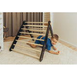 Duck Woodworks Climbing Triangle Floor Set Black