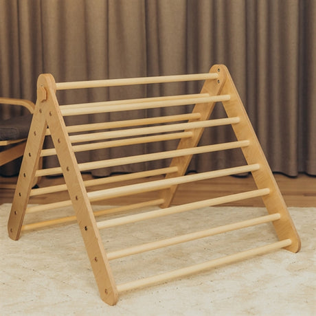 Duck Woodworks Climbing Triangle Floor Set Natural