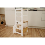 Duck Woodworks Foldable Kitchen Tower White 2