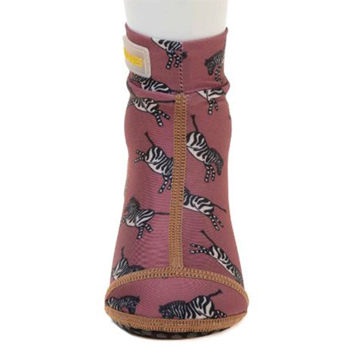 Duukies Beachsocks Zebra Raspberry 4