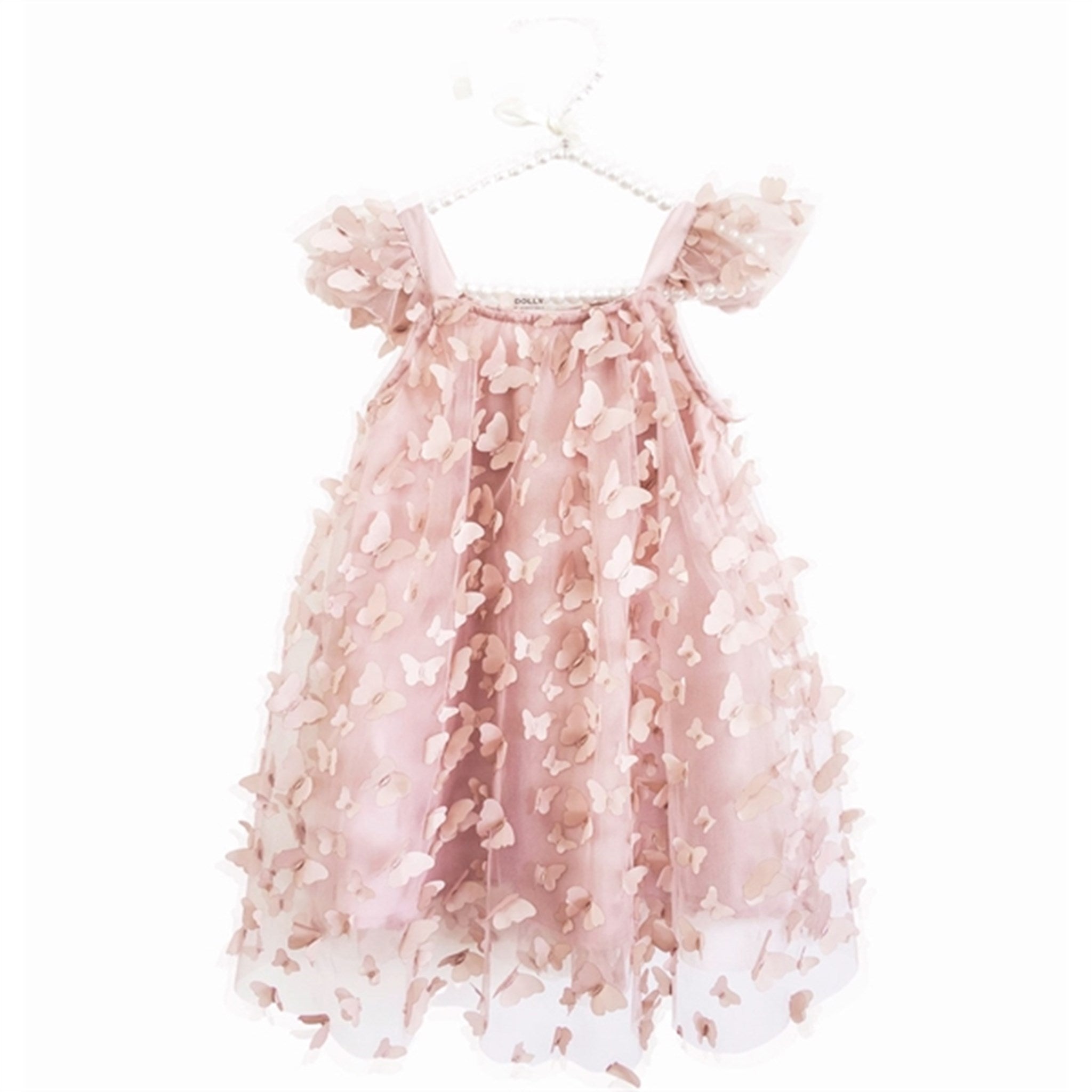 Dolly by Le Petit Tom Allover Butterflies Tutu Dress Pink