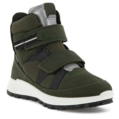 Ecco Exostrike Kids Mid-Cut Bo Deep Boot Forrest/Grape Leaf/Black