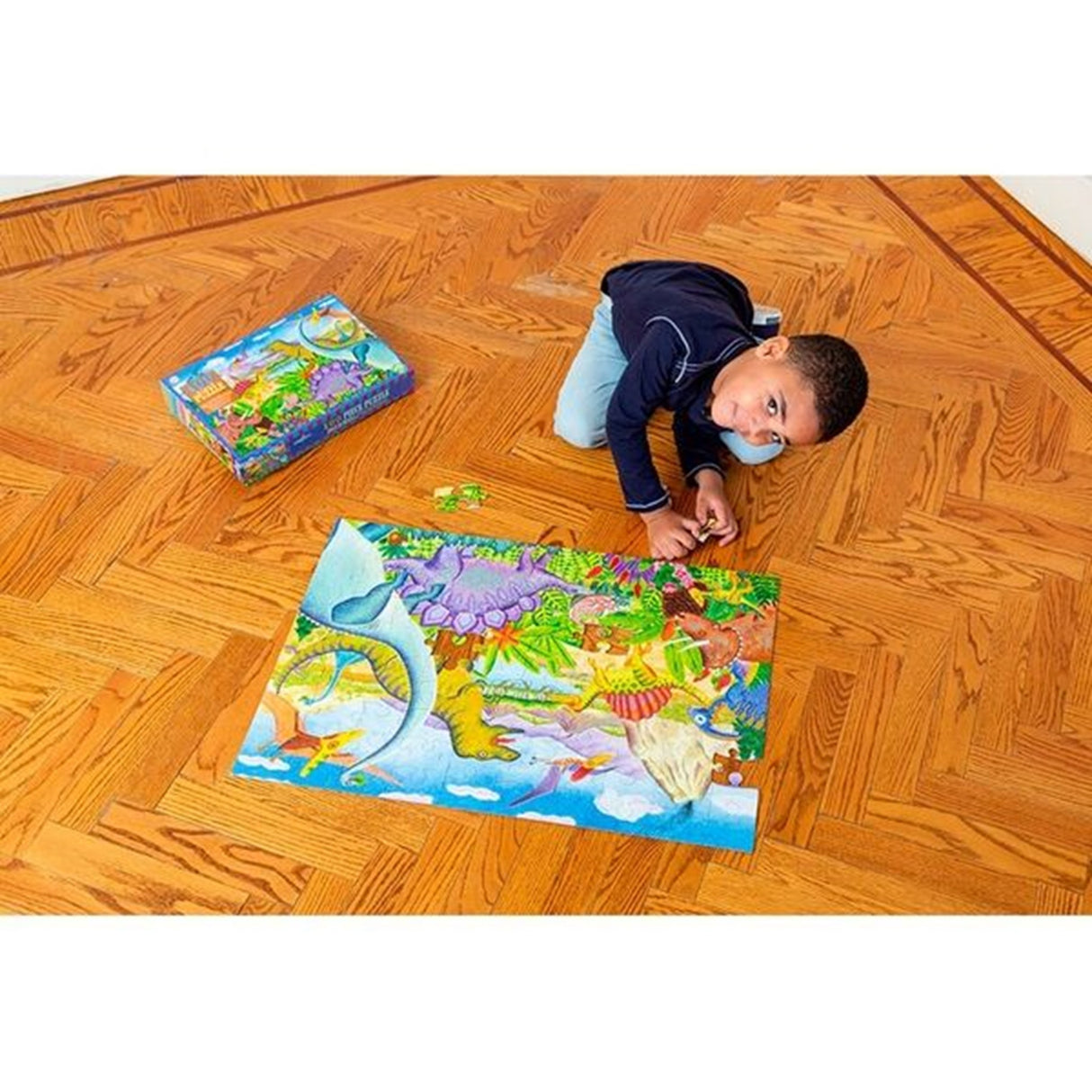 Eeboo Puzzle 100 Pieces - Dinosaurs 3