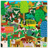 Eeboo Puzzle 1000 Pieces - Dogs in the Park