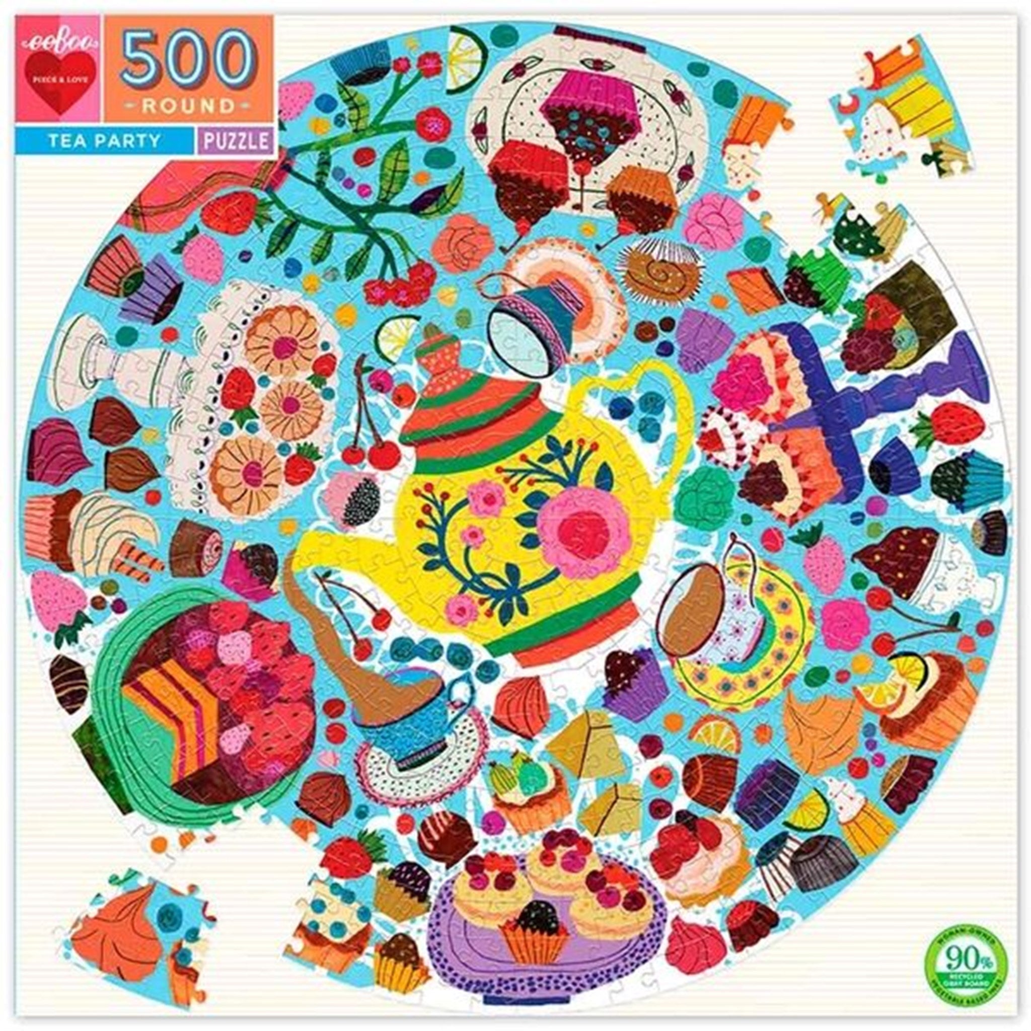 Eeboo Puzzle 500 Pieces - Tea Party