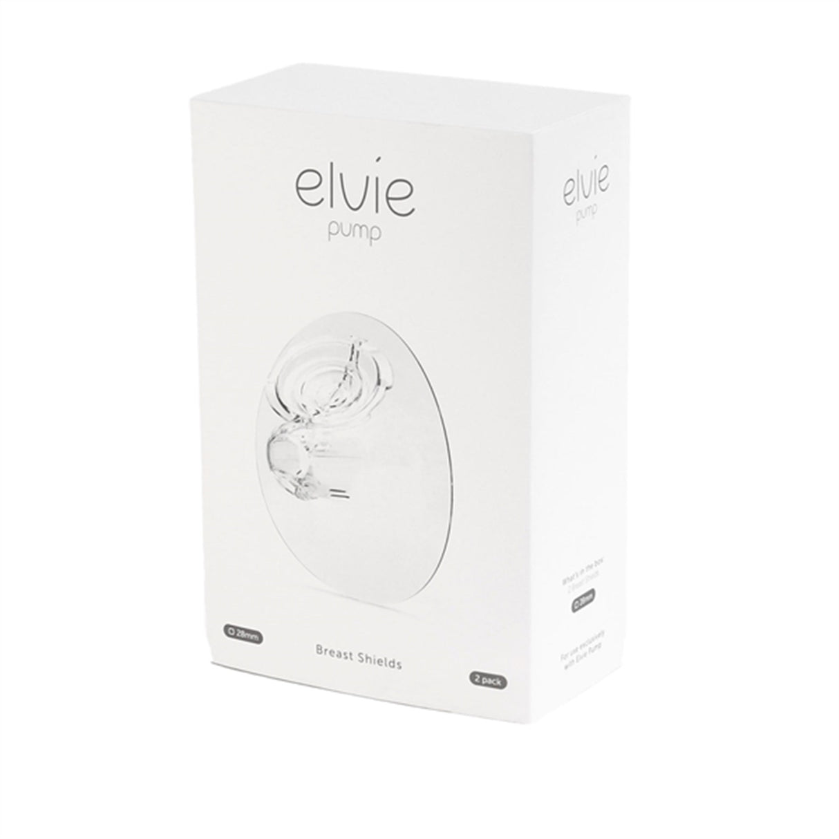 Elvie Breast Shield 28 mm 2-Pack White