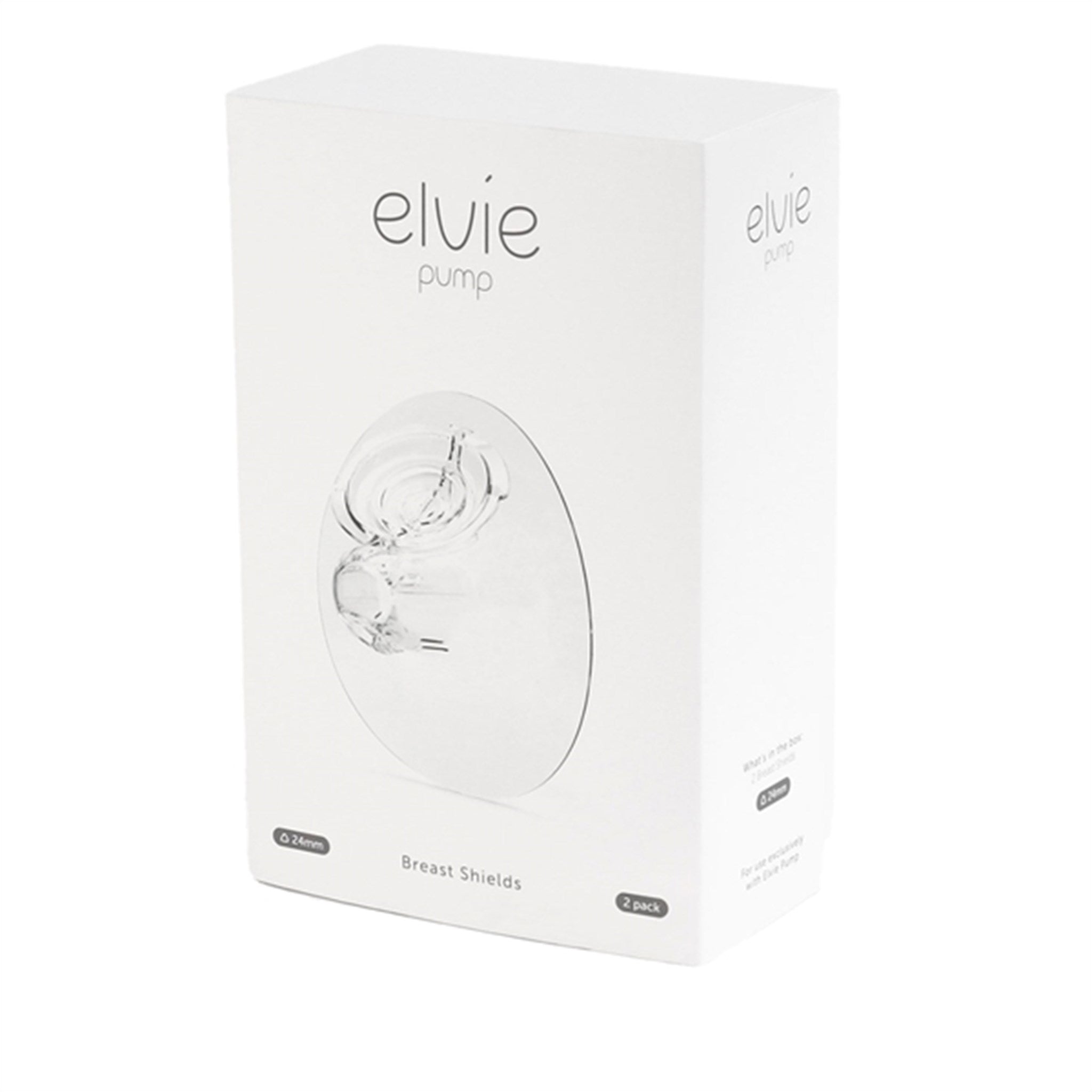 Elvie Breast Shield 24 mm 2-Pack White 2