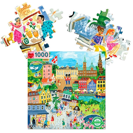 Eeboo Puzzle 1000 Pieces - København 2