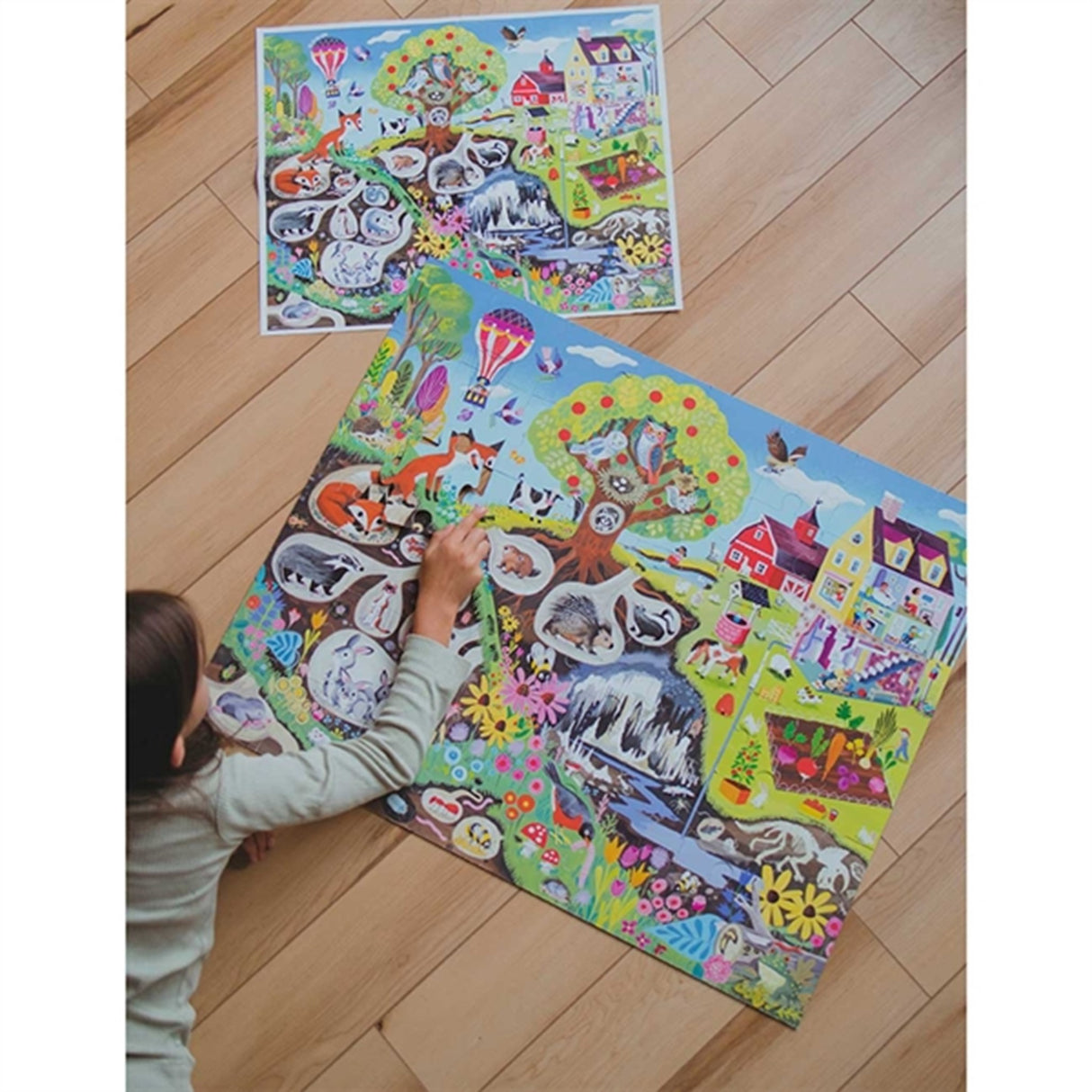 Eeboo Jumbo Puzzle 48 Pieces - The Land 2