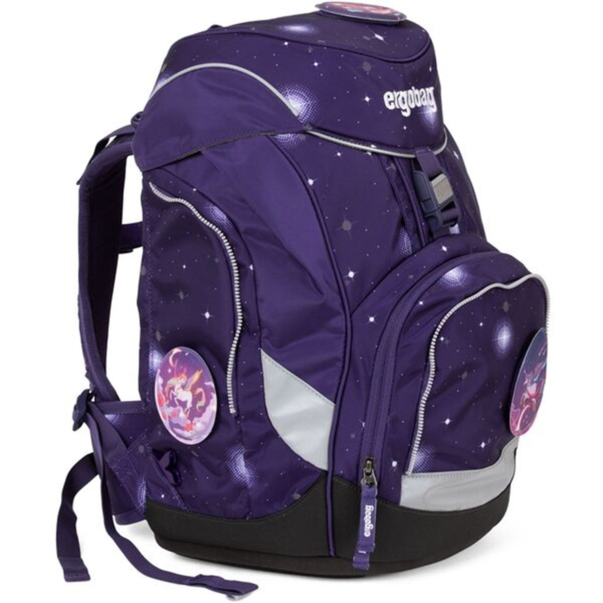 Ergobag Galaxy Glow Prime School Bag Beargasus Purple 2