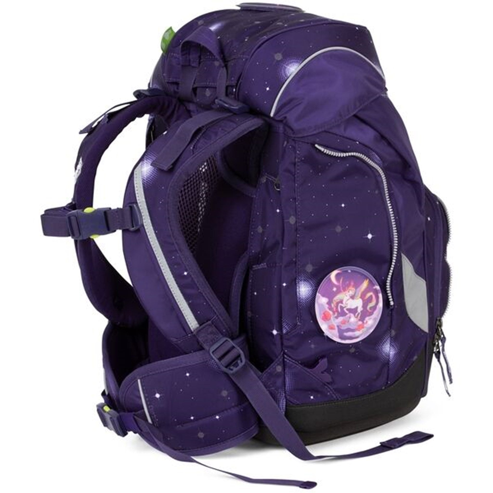 Ergobag Galaxy Glow Prime School Bag Beargasus Purple 4