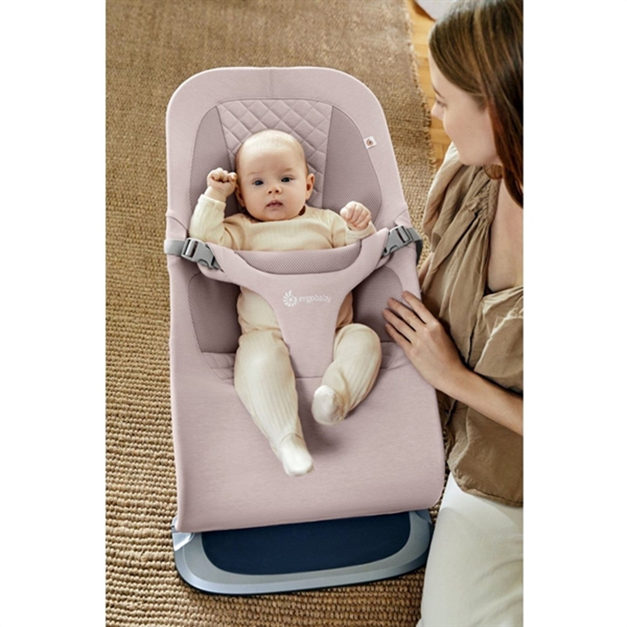 Evolve 3 in 1 Bouncer Blush Pink Ergobaby Luksusbaby Luksusbaby COM