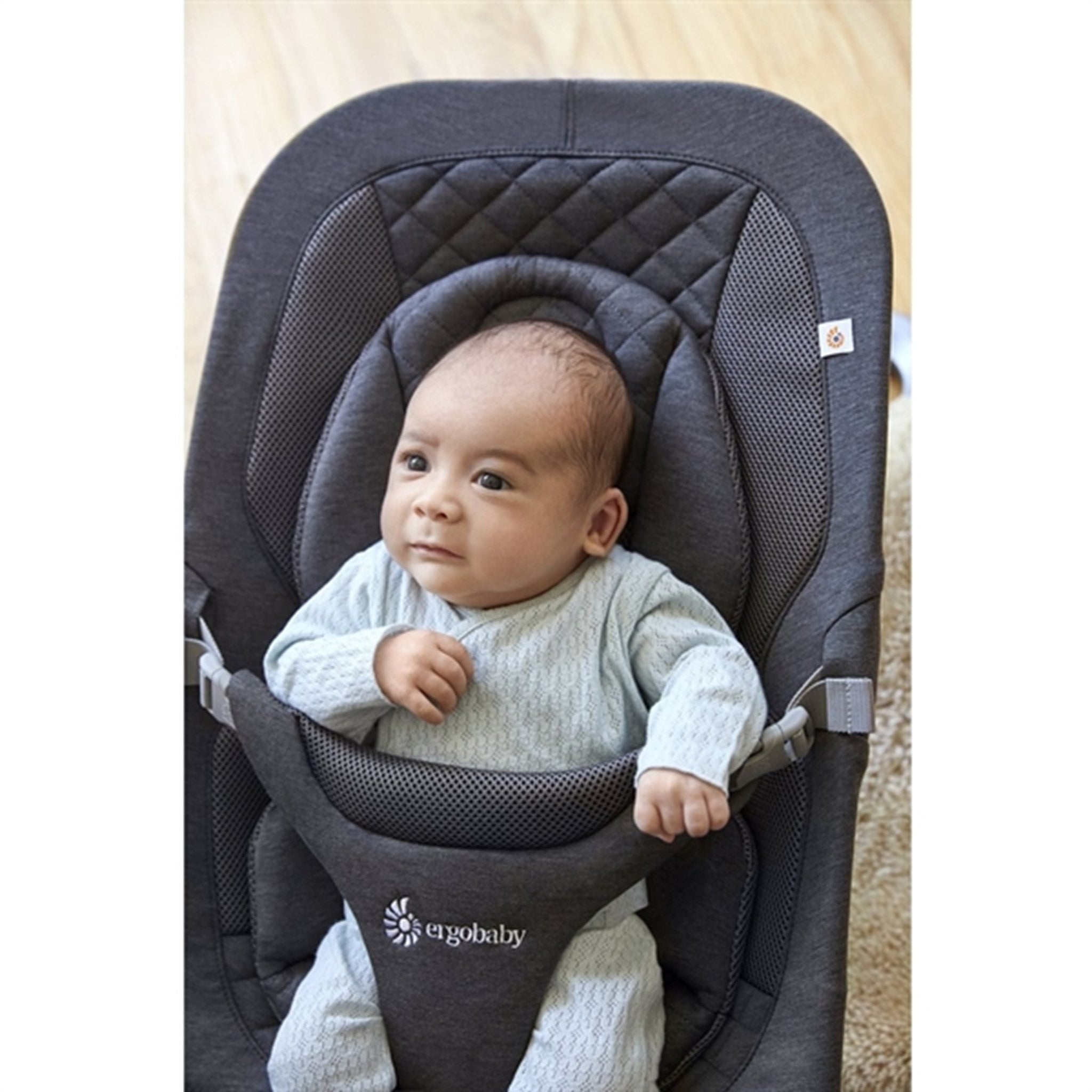 Ergobaby Evolve 3-in-1 Bouncer Charcoal Grey 4