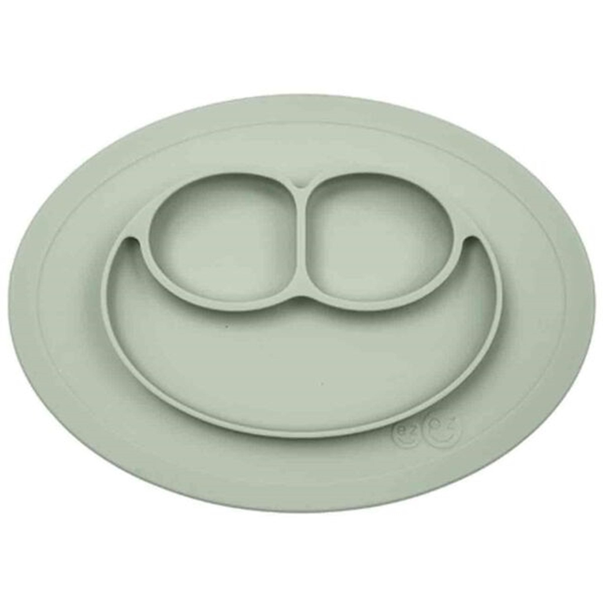 EZPZ Happy Mini Mat Placemat + Plate in One Green