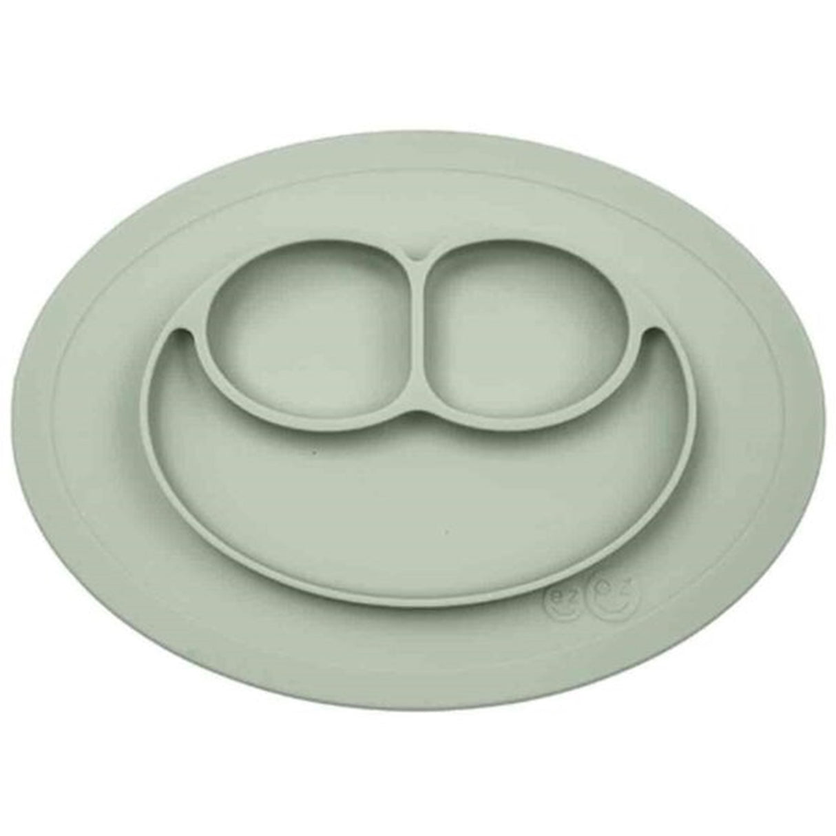 EZPZ Happy Mini Mat Placemat + Plate in One Green