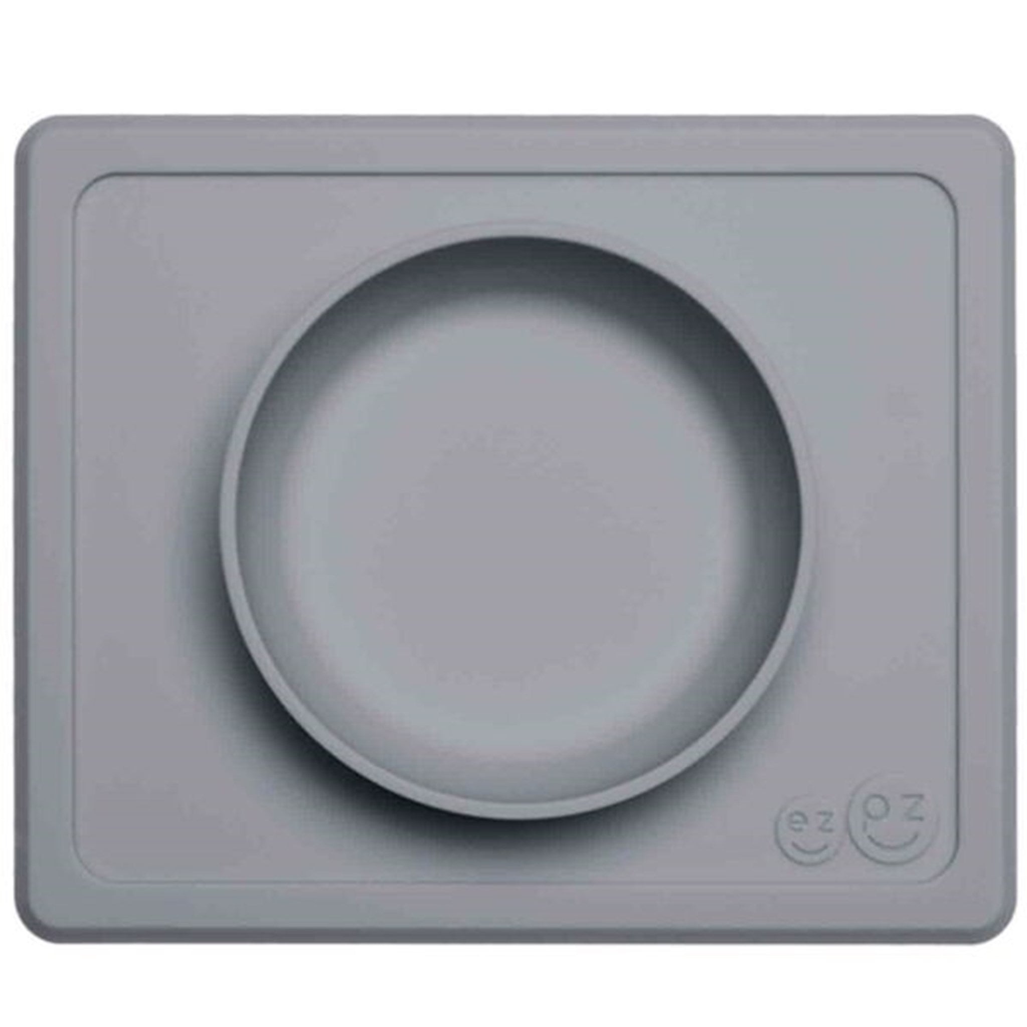 EZPZ Happy Mini Bowl Placemat + Bowl in One Grey