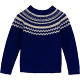 Fliink Mazerine Blue Nordic Pattern Star Pullover 3