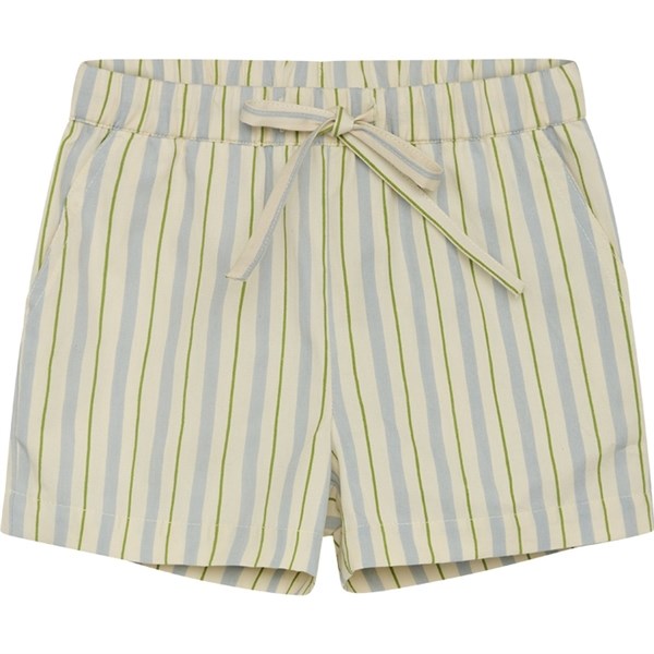 Flöss Bobby Shorts Blue/Green Stripe