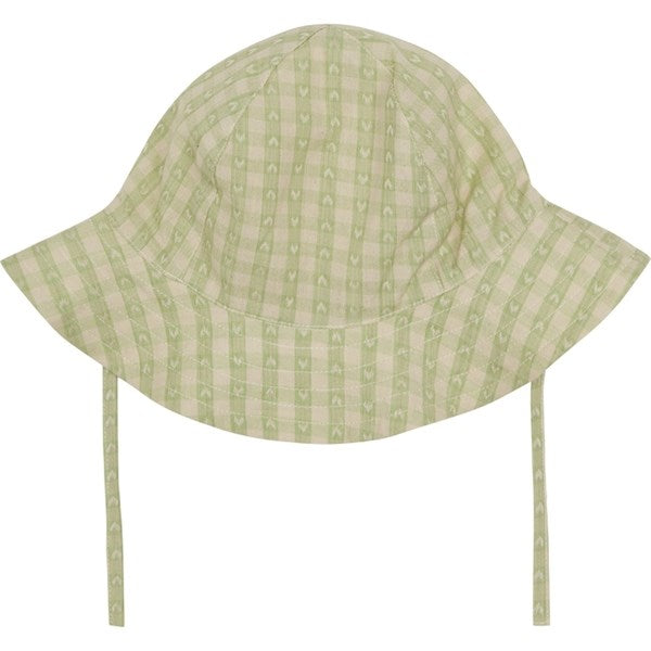 Flöss Stella Sun Hat Lime Gingham