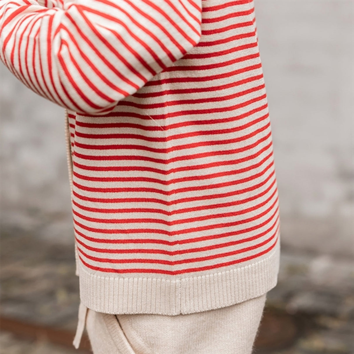 Fliink High Risk Red Stripe Fave Stripe Knitted Cardigan 5