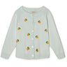 Fliink Ballad Blue/Sunflower Lemons Favo Embr. Knitted Cardigan