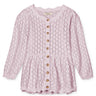 Fliink Lavender Fog Oma Knit Cardigan