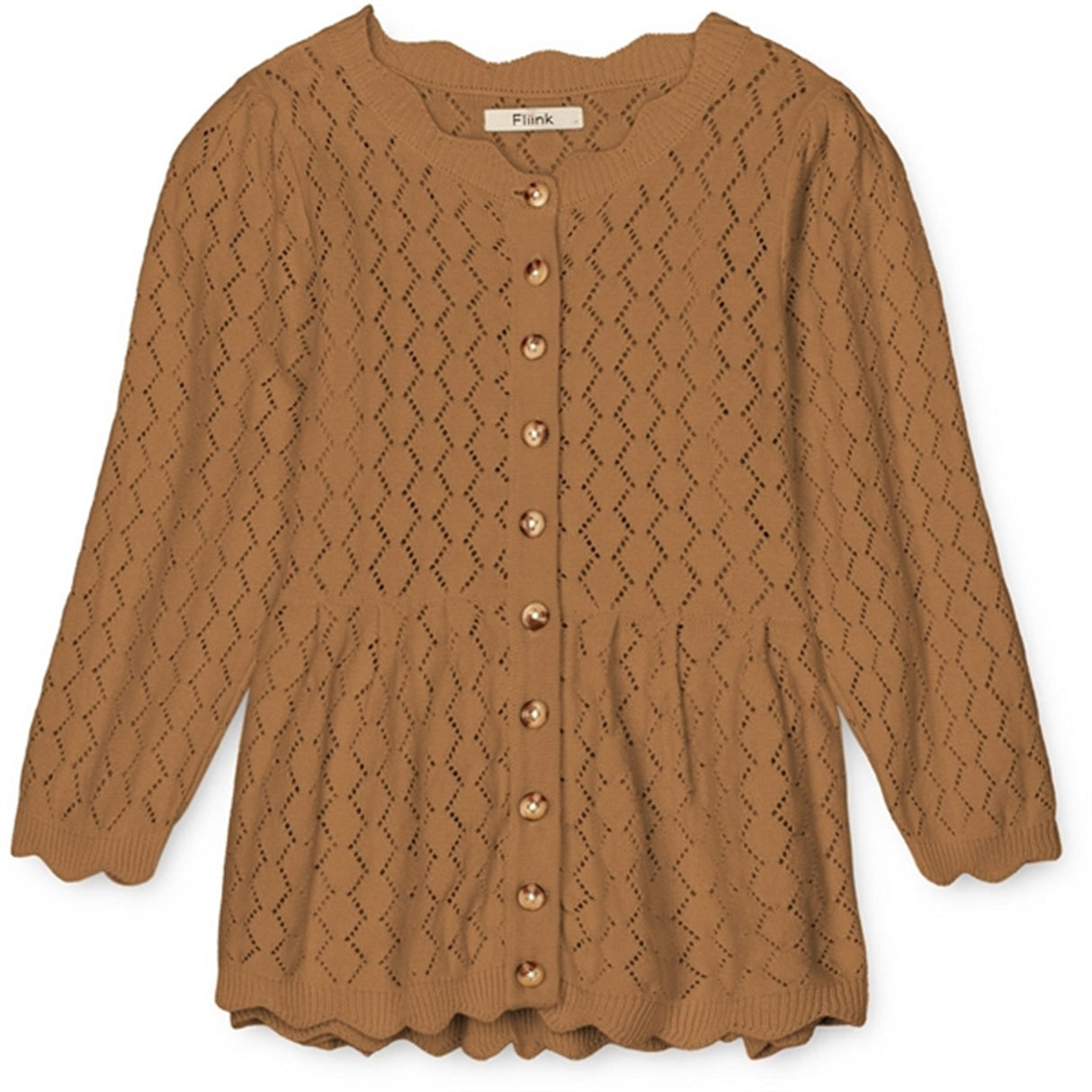 Fliink Tigers Eye Oma Knitted Cardigan