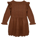 Fliink Carob Brown Benna New Ruffle Dress 5