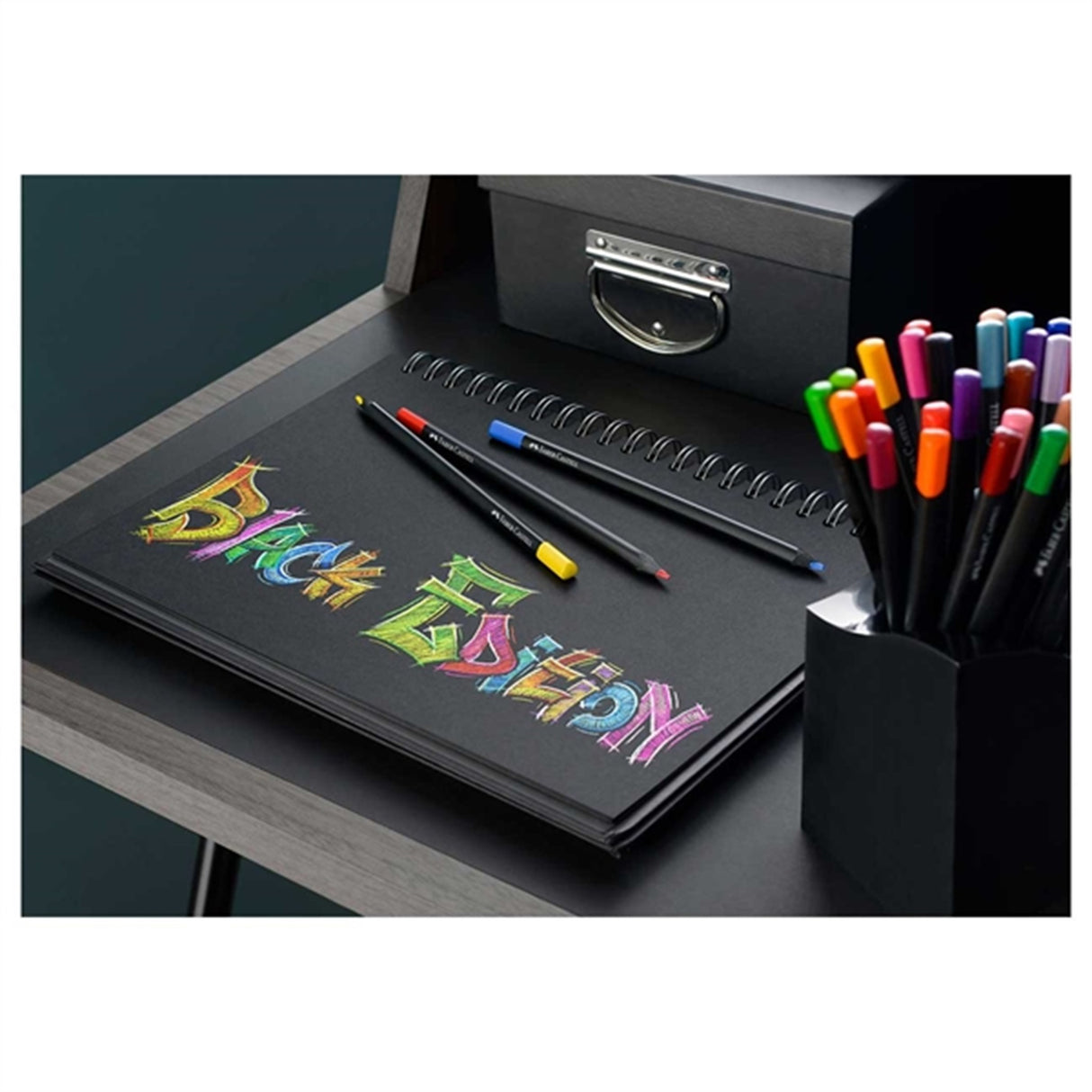 Faber Castell Black Edition 24 Colour Pencils 2