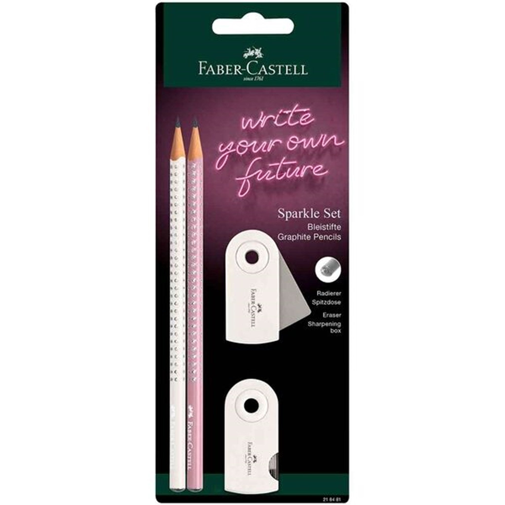 Faber Castell Grip Sparkle Pencil 2 pcs.