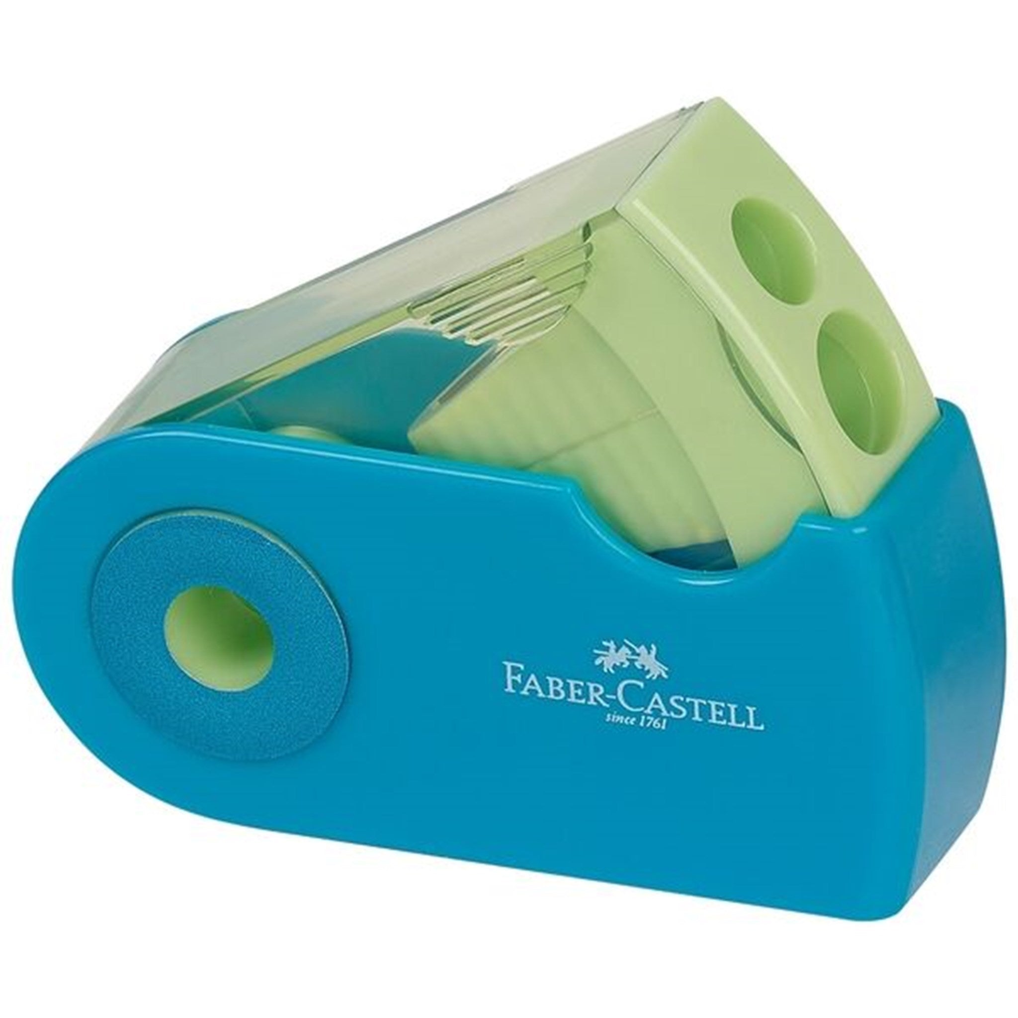 Faber Castell Double Hole Sharpener Turquoise