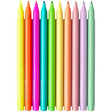 Faber Castell Grip Felt Pens 10 Colours Neon/Pastel