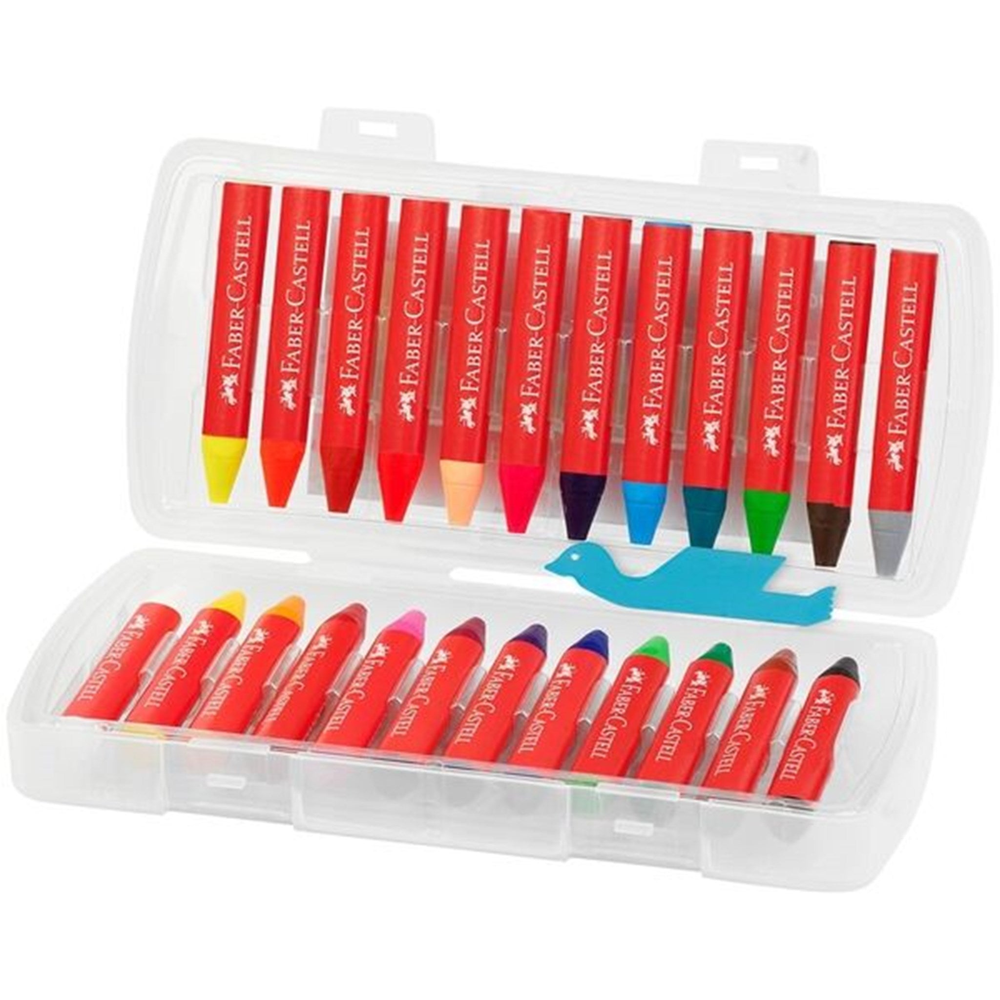 Faber Castell Jumbo Wax Crayons Box 24 Colours 3