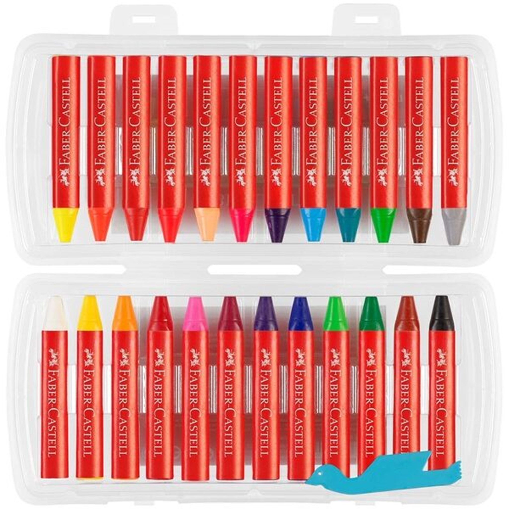 Faber Castell Jumbo Wax Crayons Box 24 Colours 4