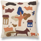 Ferm Living Village Cushion Off-White