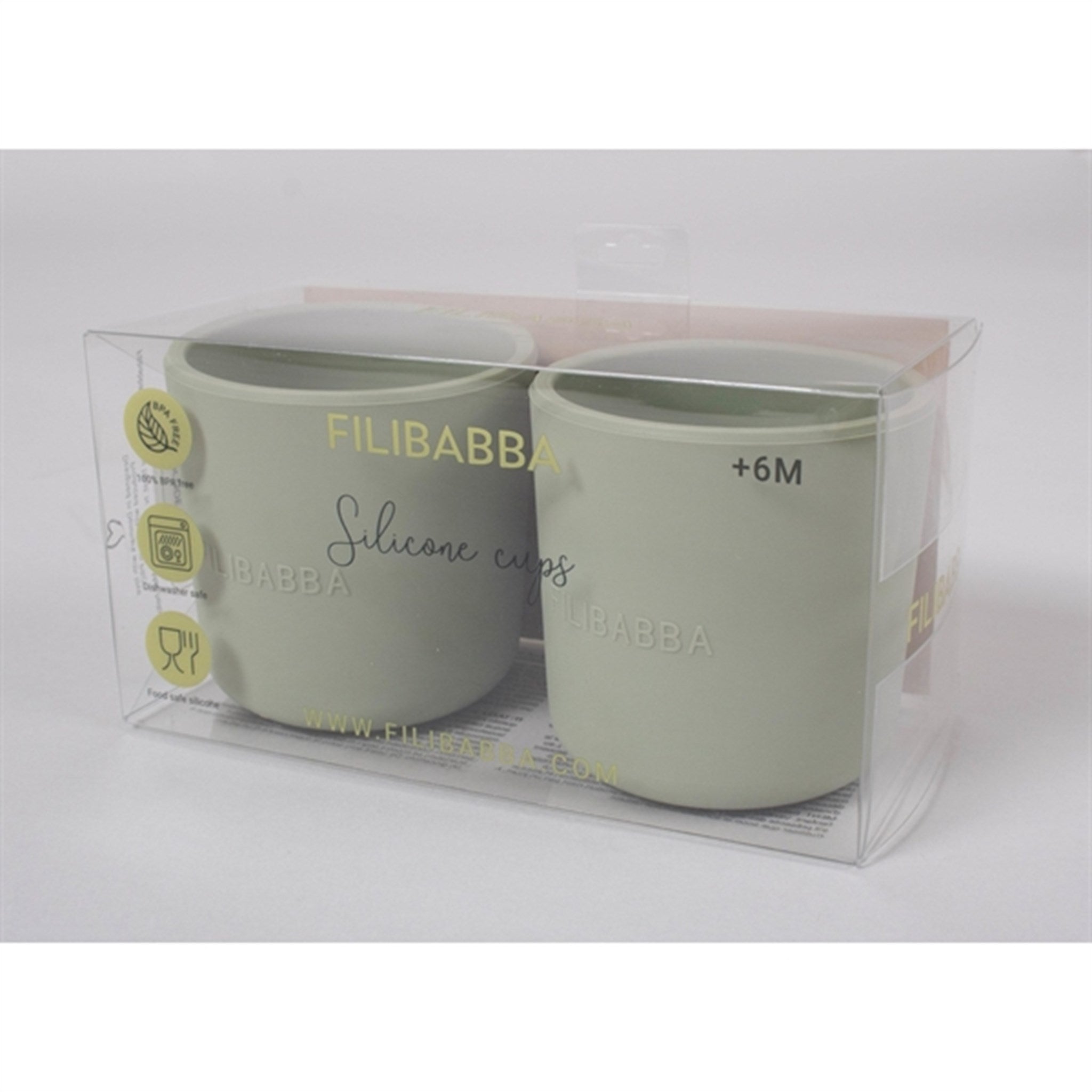 FILIBABBA Cup 2-pack Green 6