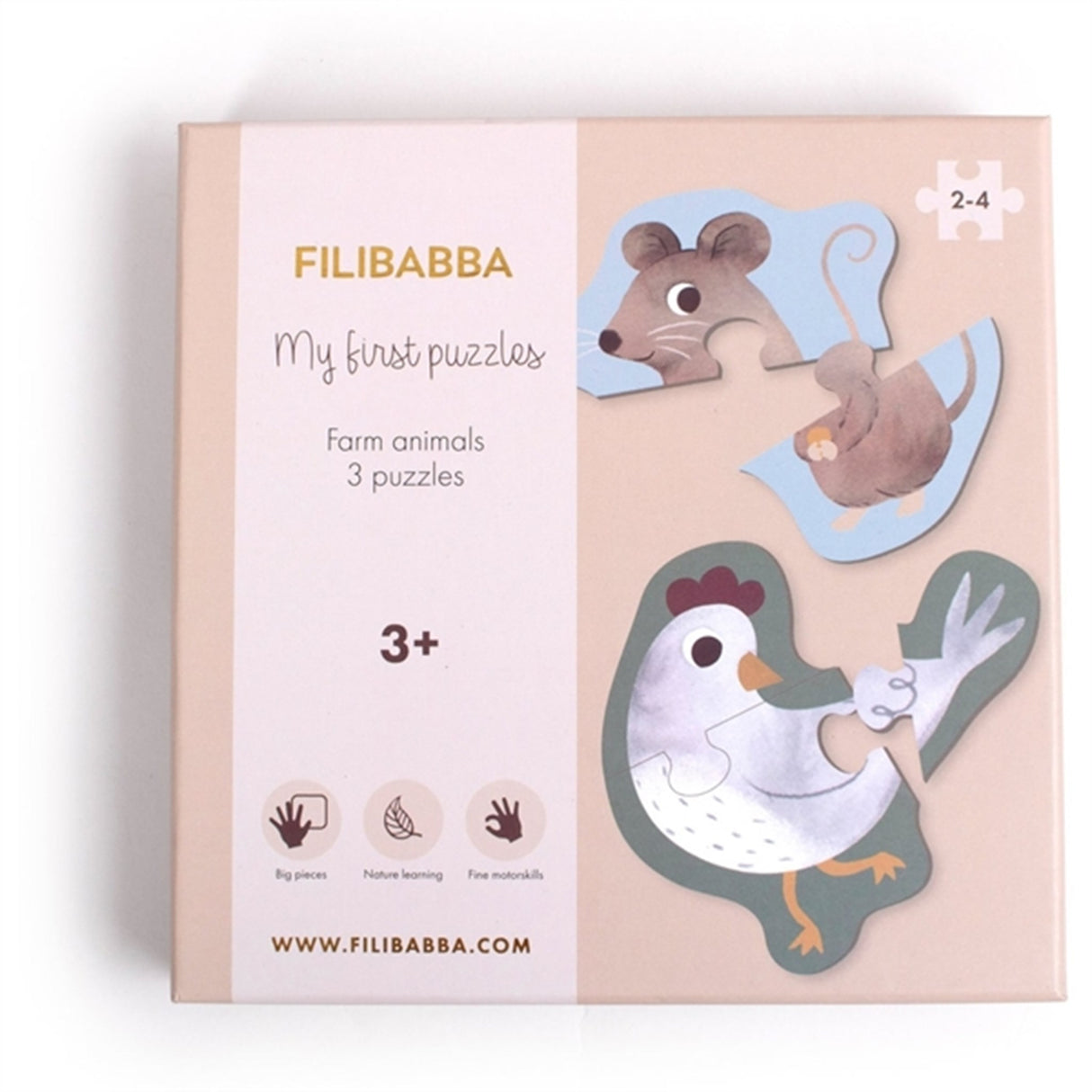 FILIBABBA Puzzle My First 3-pack