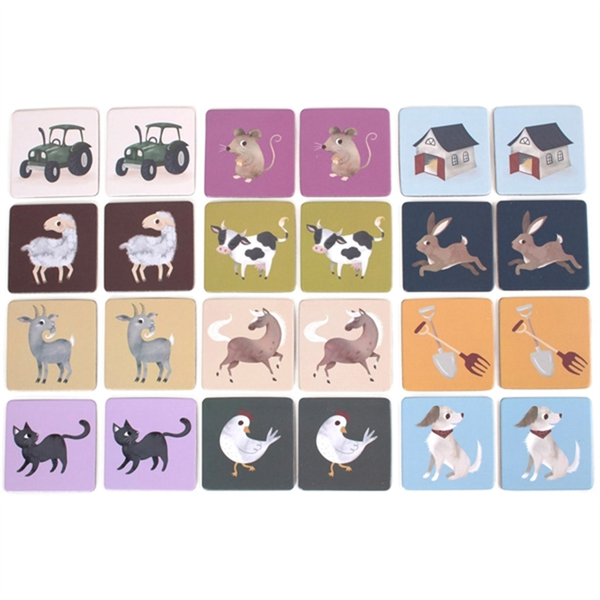 FILIBABBA Memory Game Farm Animals