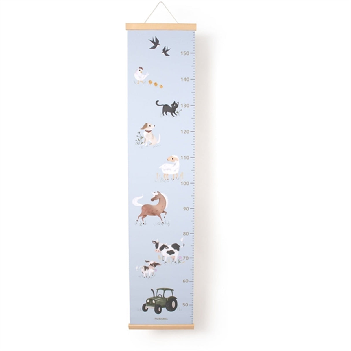 FILIBABBA Growth Chart Farm Animals