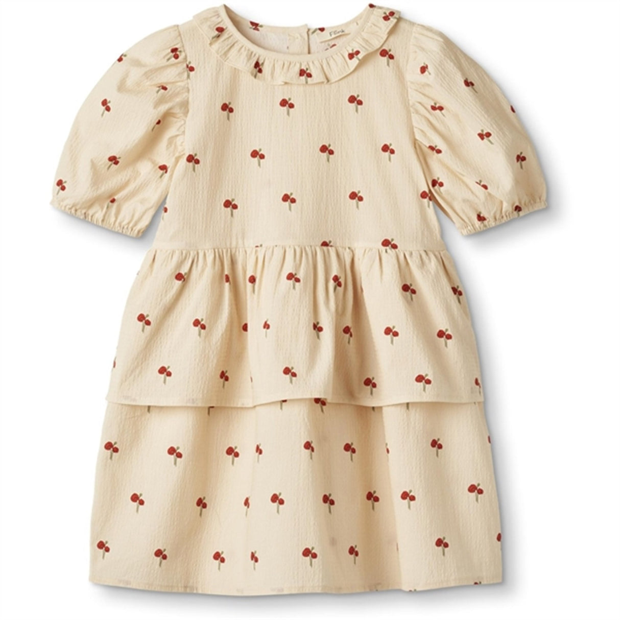 Fliink Sandshell Flower Ss Ruffle Dress