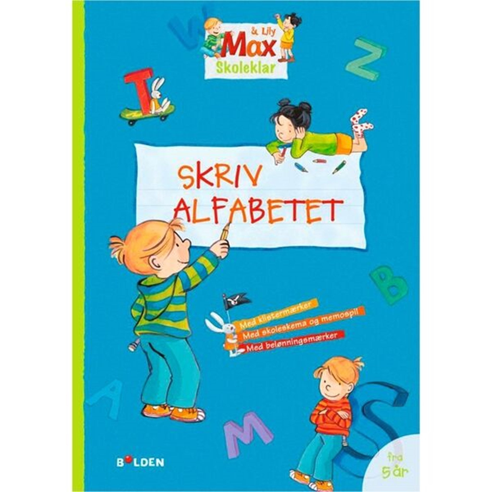 Bolden Max Skoleklar - Skriv Alfabetet