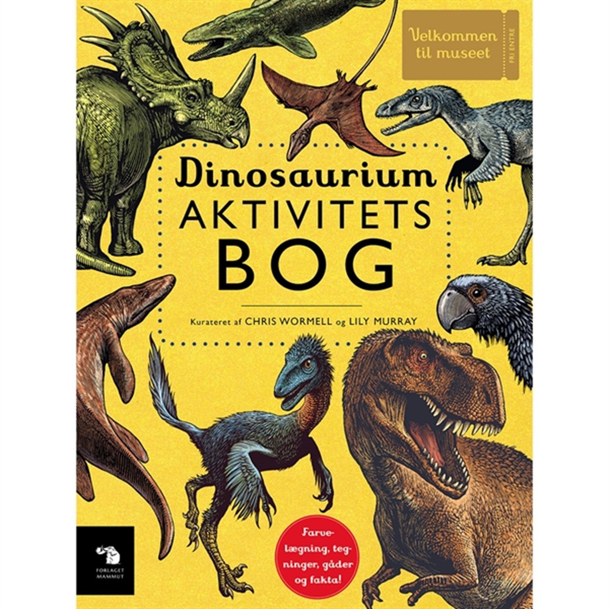 Forlaget Mammut Activity Book Dinosaurium