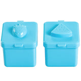 Little Lunch Box Co Bento Surprise Box Light Blue Fruits