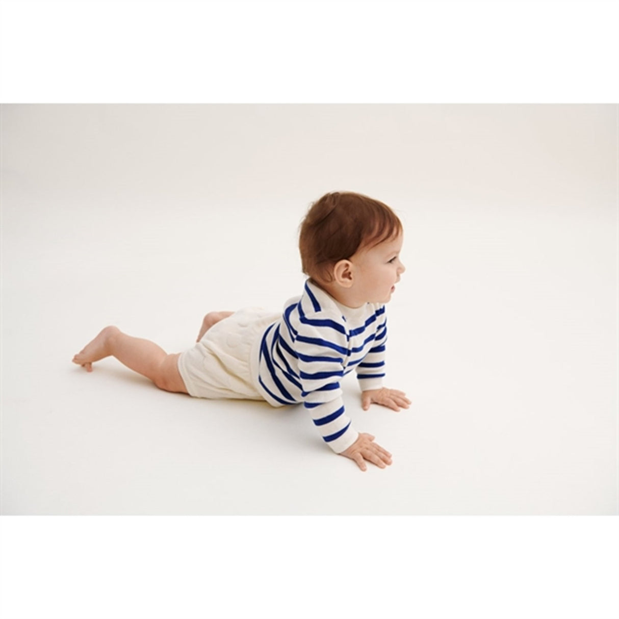 FUB Baby Blouse Ecru/Cobolt 3