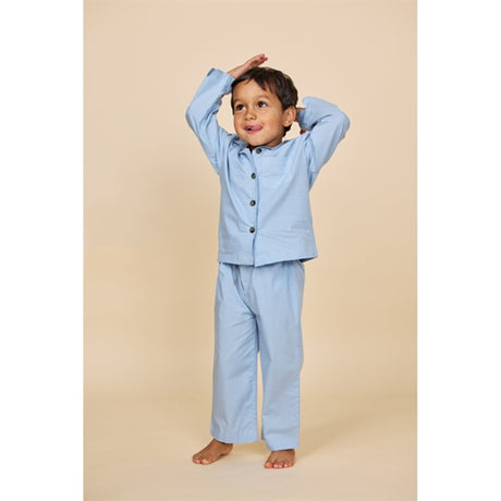 Copenhagen Colors Dusty Blue 2-Pack Pyjamas Set 2