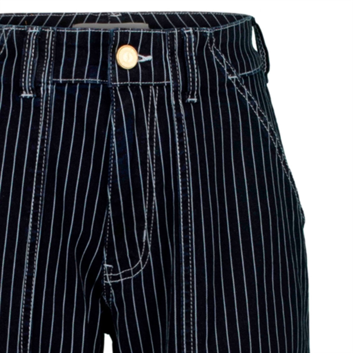 Sofie Schnoor Dark Blue Striped Pants 2