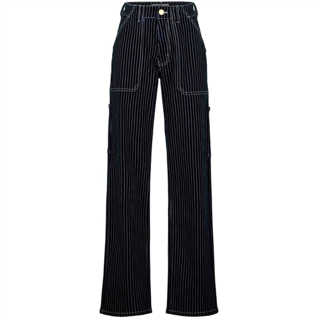 Sofie Schnoor Dark Blue Striped Pants