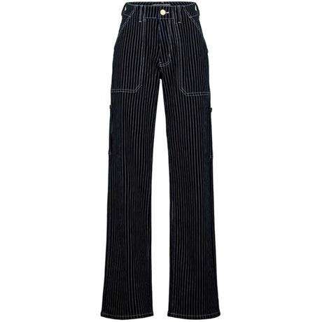 Sofie Schnoor Dark Blue Striped Pants