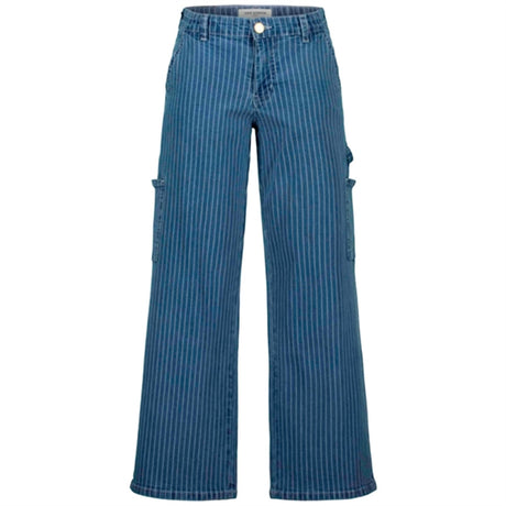 Sofie Schnoor Young Light Blue Striped Pants