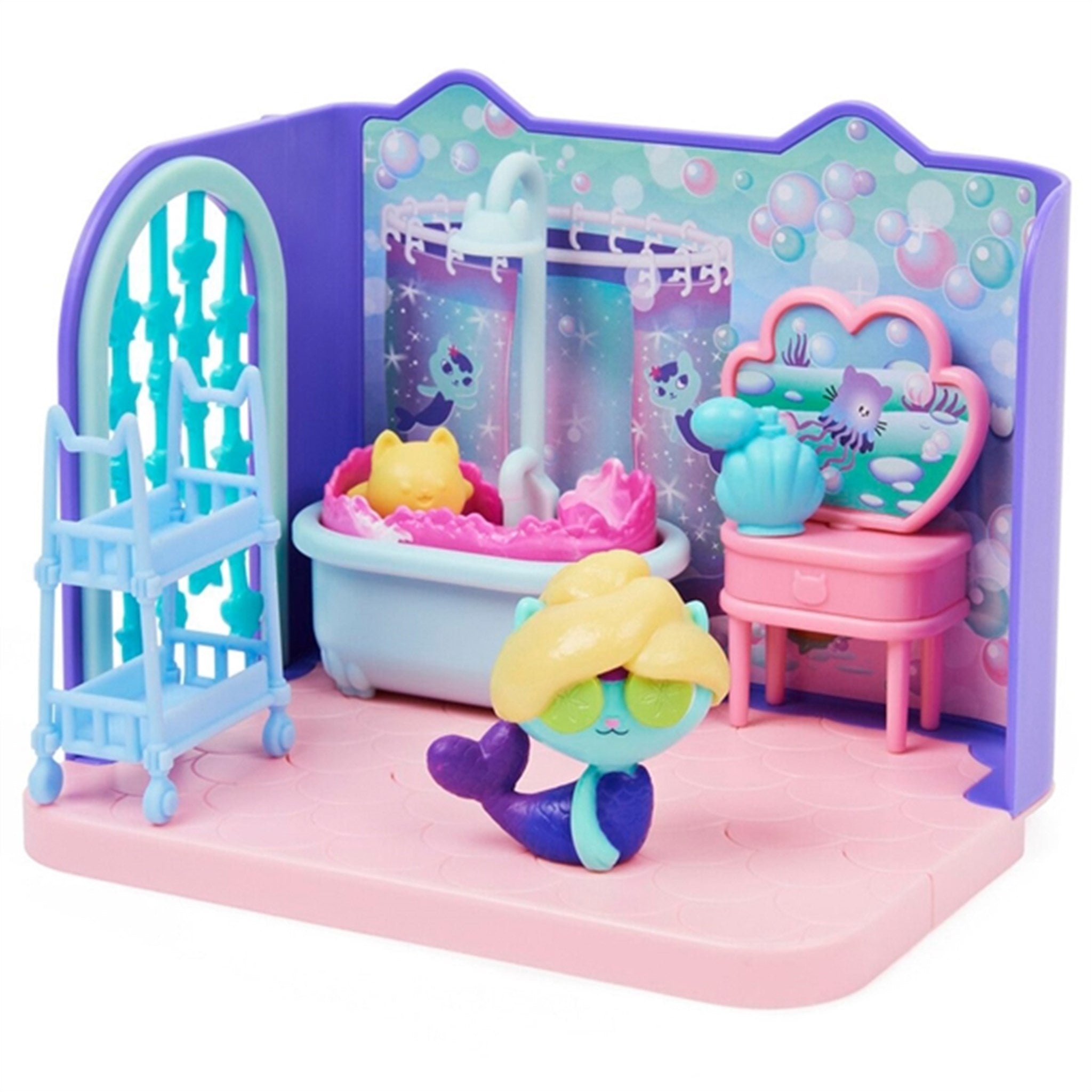 Gabby's Dollhouse - Deluxe Room - Mercat's Primp and Pamper Bathroom